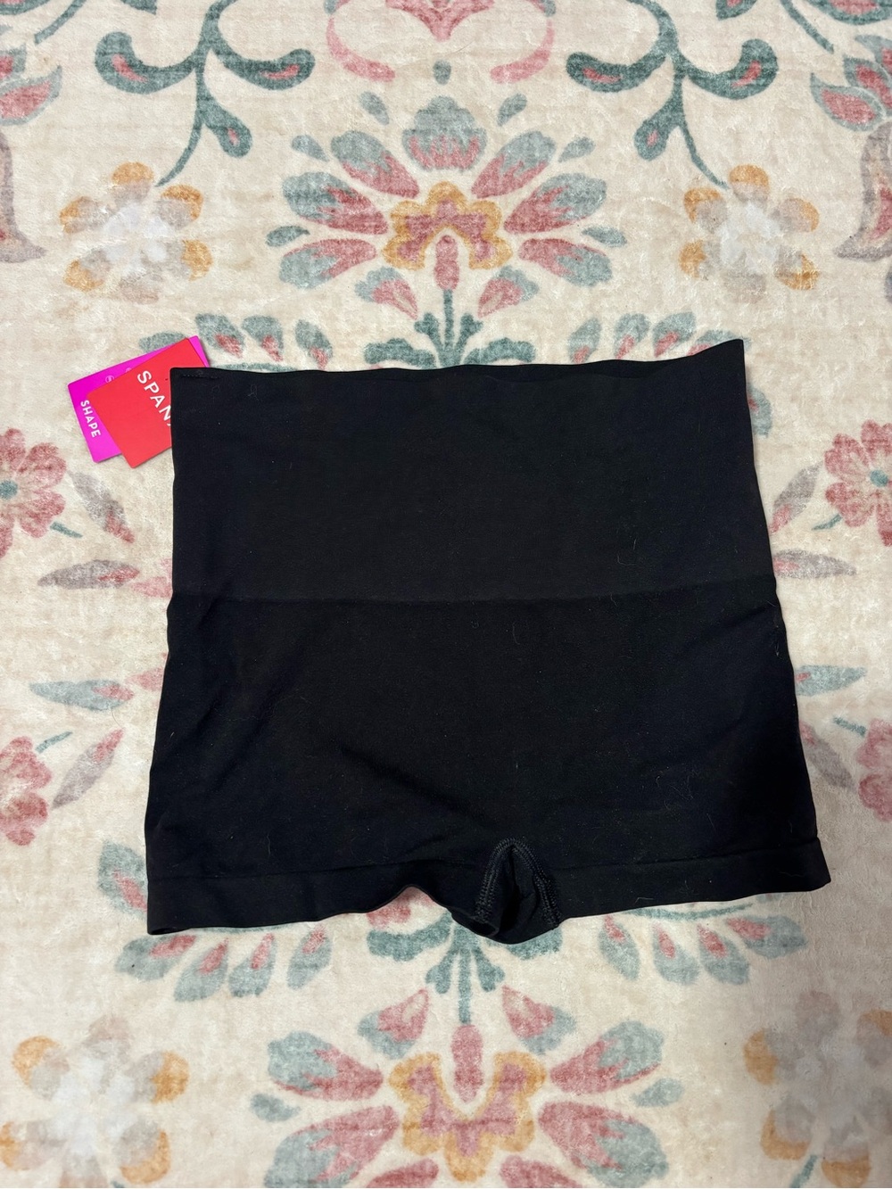 SPANX Black High-Waist Seamless Shaping Boy Shorts